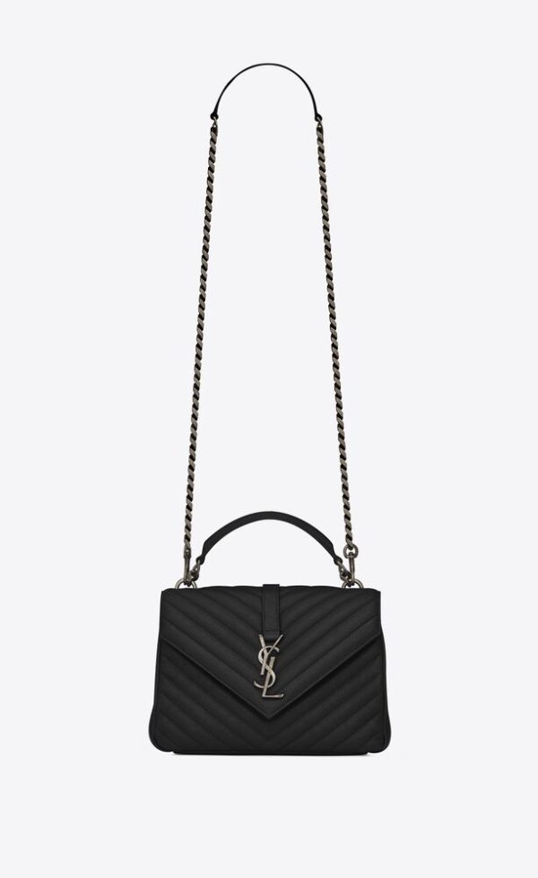 SAINT LAURENT COLLEGE MEDIUM IN QUILTED LEATHER