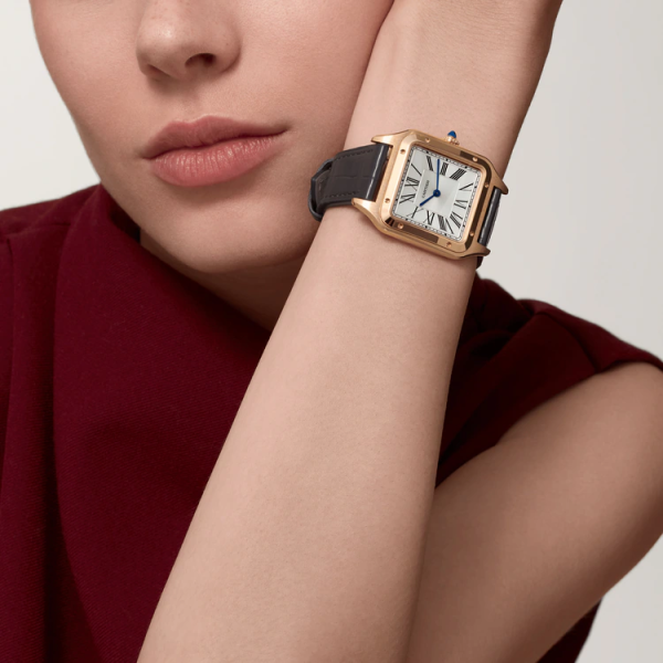 CARTIER SANTOS-DUMONT WATCH LARGE MODEL - Image 9