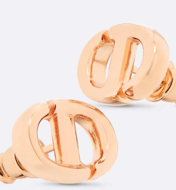 DIOR CD Navy Stud Earrings - Image 4