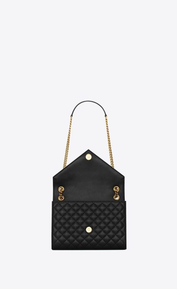 SAINT LAURENT ENVELOPE MEDIUM IN MATELASSÉ LAMBSKIN - Image 4