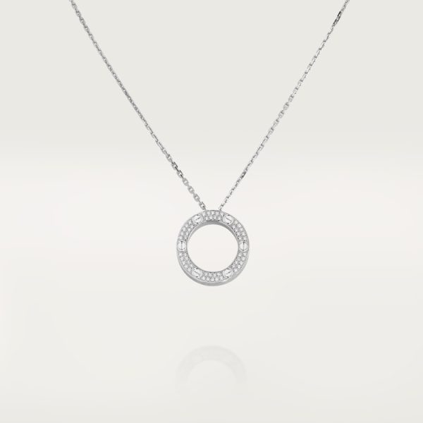 CARTIER LOVE NECKLACE, DIAMOND-PAVED