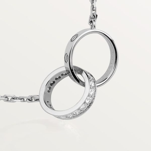 CARTIER LOVE NECKLACE, DIAMONDS