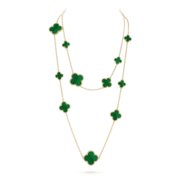 Van Cleef & Arpels Magic Alhambra long necklace, 16 motifs