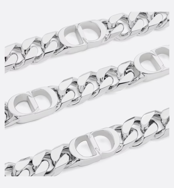 DIOR CD Icon Thin Chain Link Necklace - Image 2