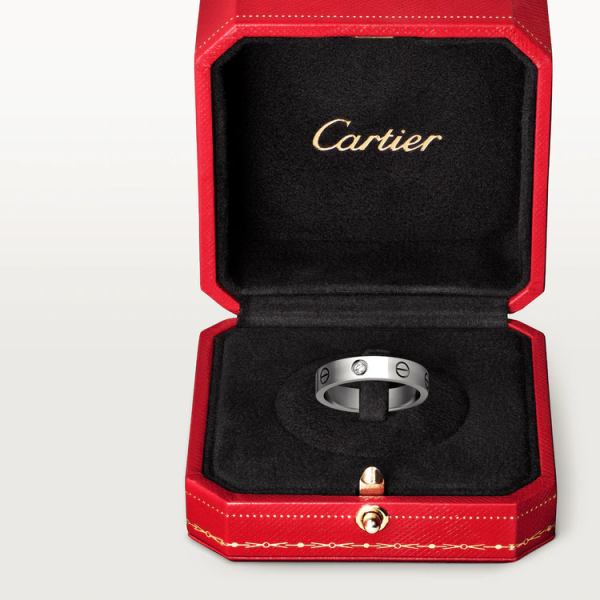 CARTIER LOVE WEDDING BAND, 1 DIAMOND - Image 7