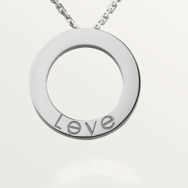 CARTIER LOVE NECKLACE, 3 DIAMONDS - Image 2