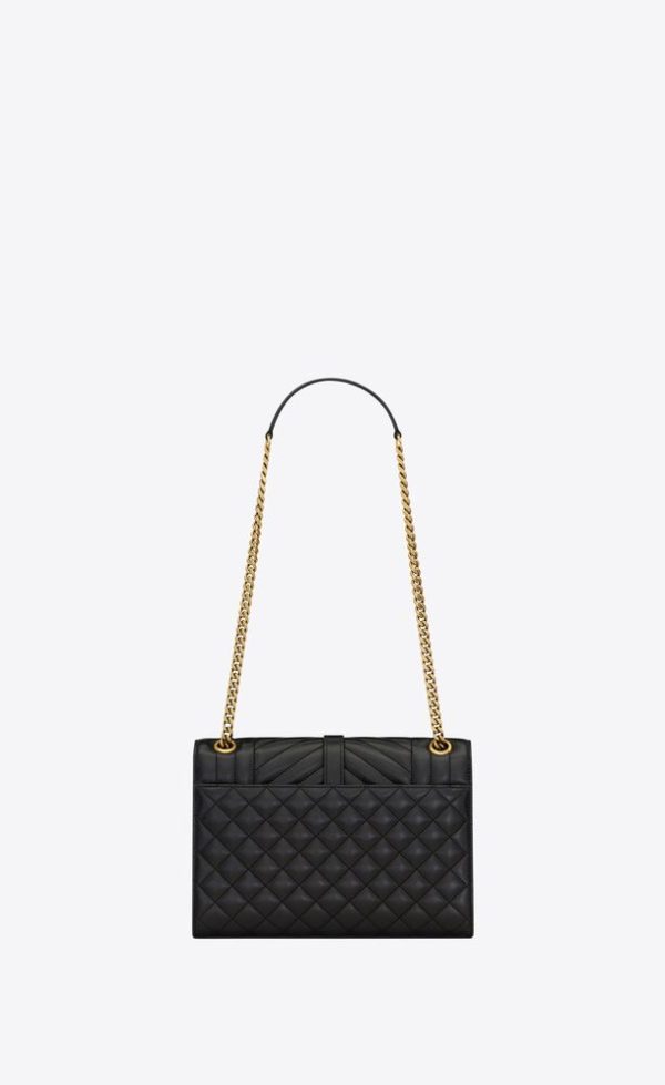 SAINT LAURENT ENVELOPE MEDIUM IN MATELASSÉ LAMBSKIN - Image 3