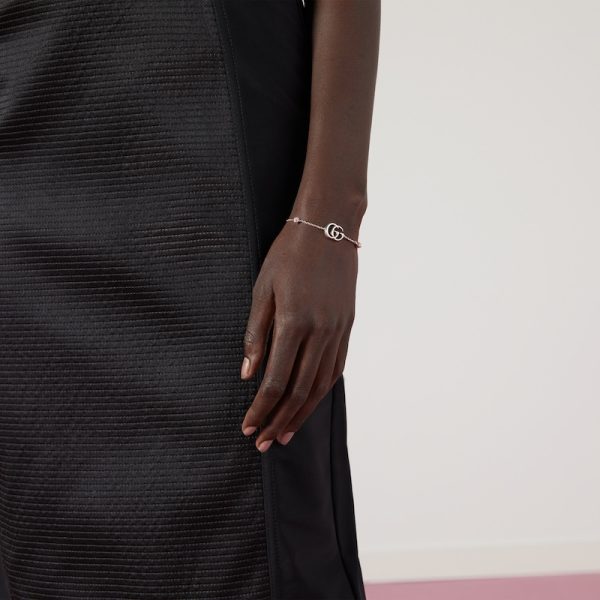 GUCCI DOUBLE G MOTHER OF PEARL BRACELET - Image 2