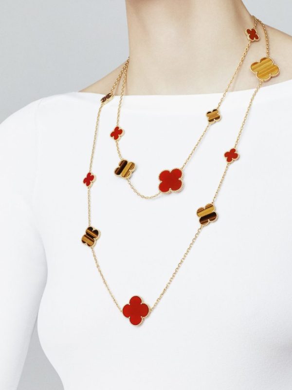 Van Cleef & Arpels Magic Alhambra long necklace, 16 motifs - Image 3