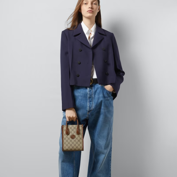 GUCCI Mini tote bag with Interlocking - Image 3
