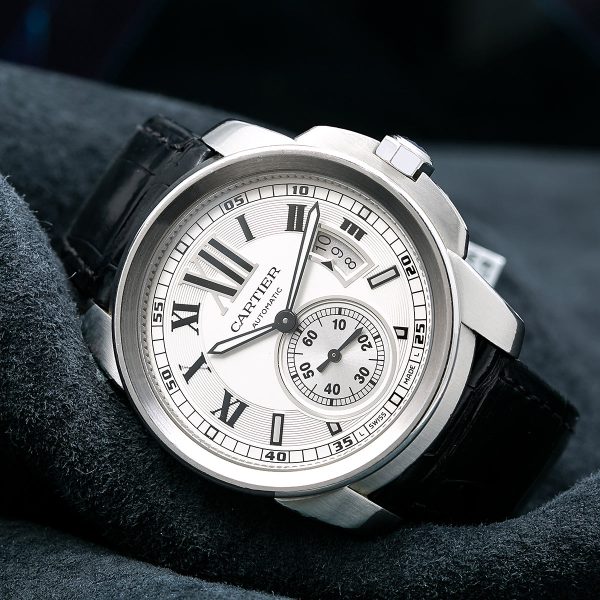 CARTIER CALIBRE DE  W7100037 42MM SILVER DIAL - Image 2