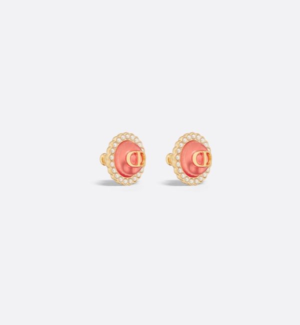DIOR Petit CD Baroque Stud Earrings - Image 5