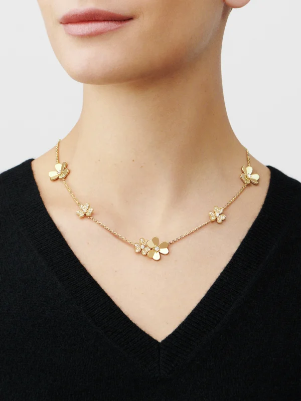 Van Cleef & Arpels Frivole necklace, 9 flowers - Image 4
