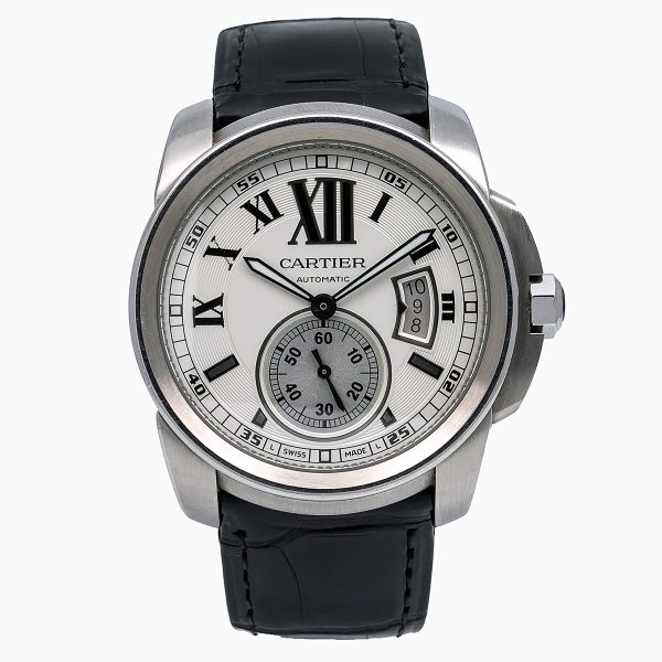 CARTIER CALIBRE DE  W7100037 42MM SILVER DIAL