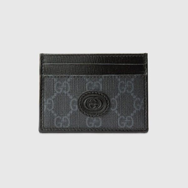 GUCCI CARD CASE WITH INTERLOCKING G
