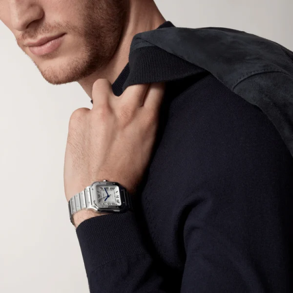 CARTIER SANTOS DE  WATCH MEDIUM MODEL - Image 8