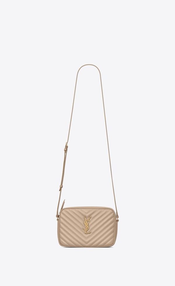 SAINT LAURENT LOU CAMERA BAG IN QUILTED LEATHER