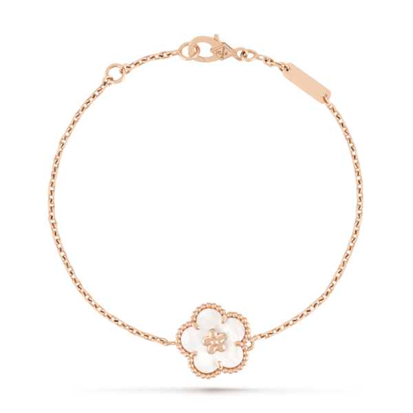 Van Cleef & Arpels Lucky Spring bracelet, plum blossom