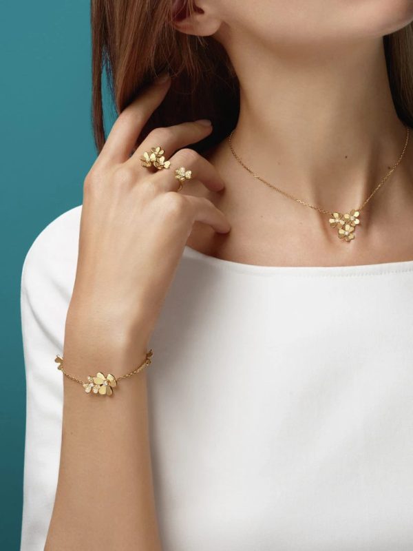 Van Cleef & Arpels Frivole bracelet, 5 flowers - Image 4