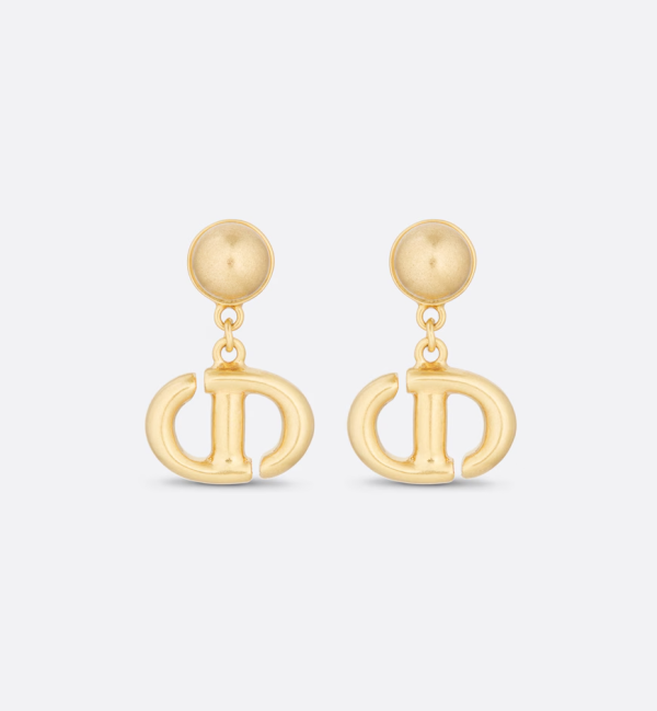 DIOR CD Navy Earrings
