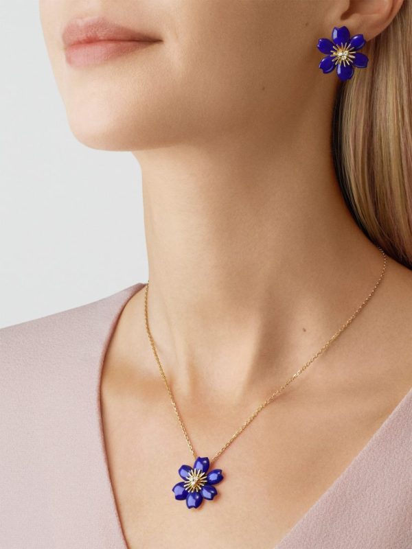 Van Cleef & Arpels Rose de Noel earrings, mini model - Image 4