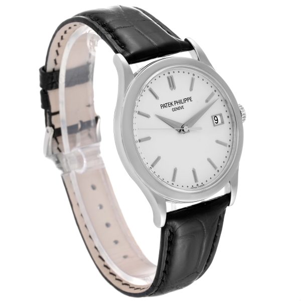 Patek Philippe Calatrava 38mm 18K White Gold 5296G-010 Silver Dial Mens Watch - Image 2