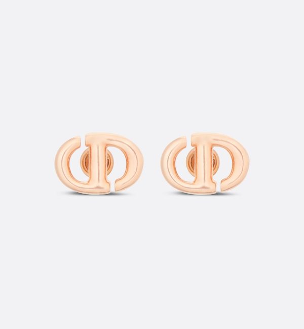 DIOR CD Navy Stud Earrings