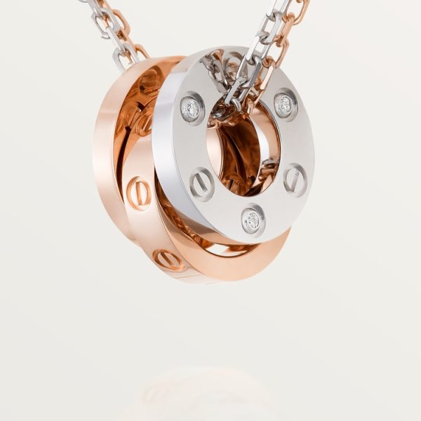 CARTIER LOVE NECKLACE, 6 DIAMONDS - Image 3
