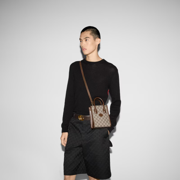 GUCCI Mini tote bag with Interlocking - Image 2