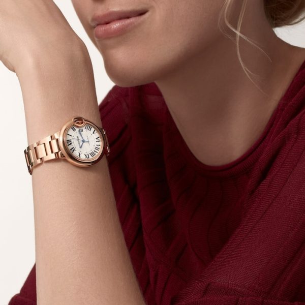 CARTIER 33MM BLUE BALLOON WATCH - Image 7