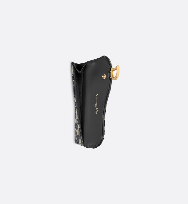 DIOR Saddle Cosmos Zipped Card Holder - Image 3