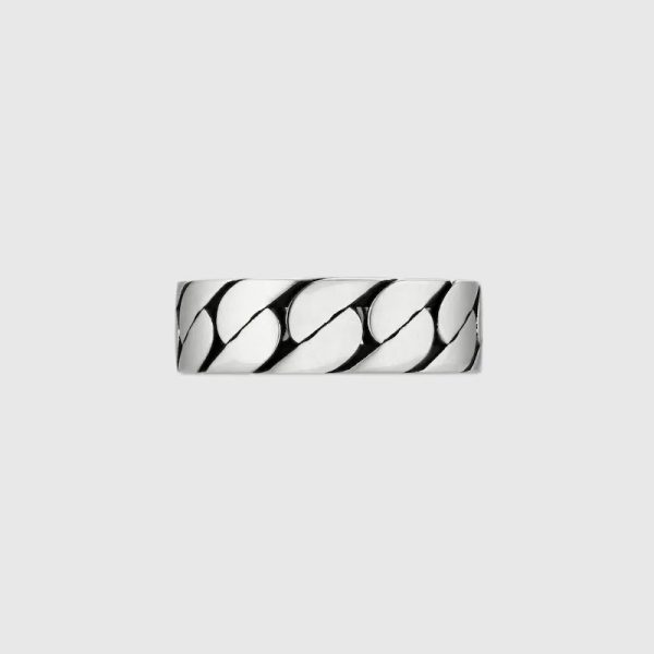 GUCCI WIDE INTERLOCKING RING - Image 3