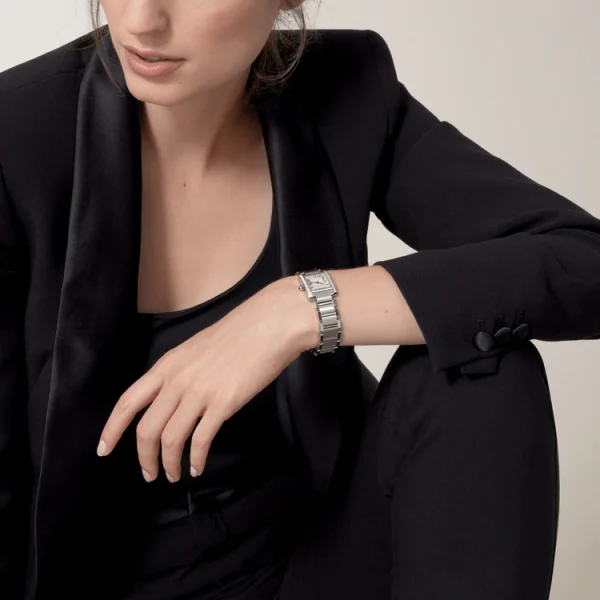 CARTIER TANK FRANCAISE WATCH SMALL MODEL - Image 8