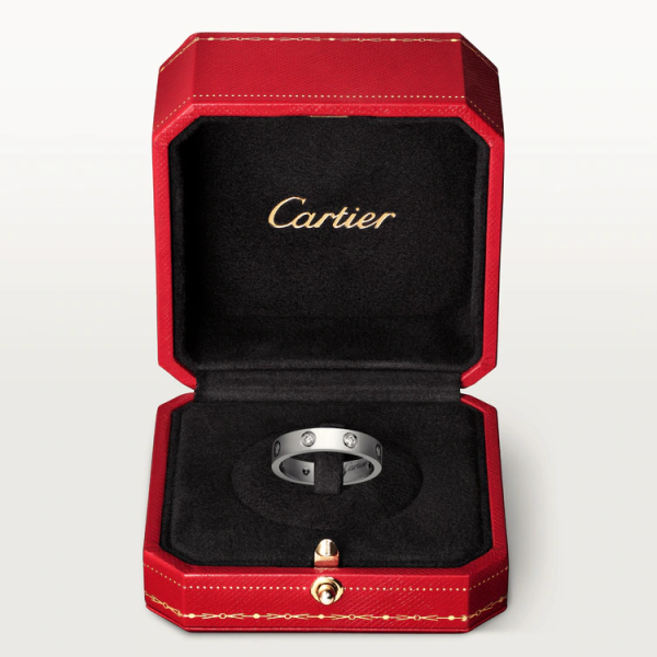 CARTIER LOVE WEDDING BAND, 8 DIAMONDS - Image 6