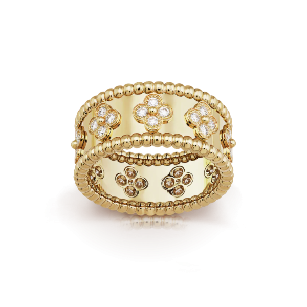 Van Cleef & Arpels Perlee clovers ring, small model - Image 2