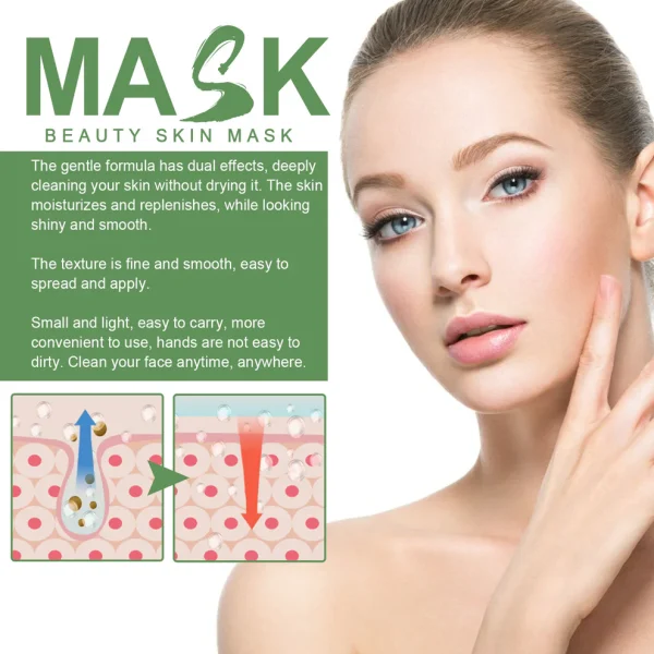 2025 New Style - Green Tea Deep Cleansing Mask - Image 8