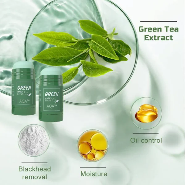 2025 New Style - Green Tea Deep Cleansing Mask - Image 9