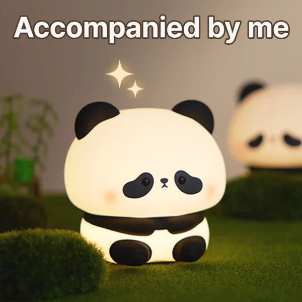 Silicone Little Cute Panda LED Night Light - Image 2