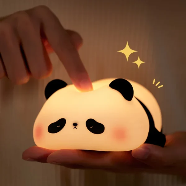Silicone Little Cute Panda LED Night Light - Image 6