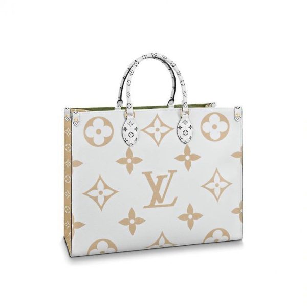 Louis Vuitton M44571 Giant Monogram Khaki Green Onthego GM
