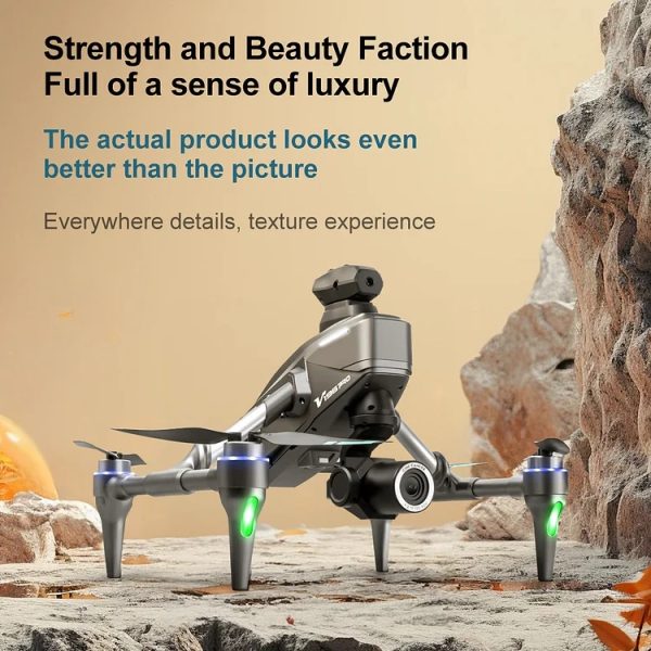 ✨TODAY ONLY🔔 Drone with 8K camera for adults, v196 rc quadcopter with auto return, follow me, brushless motor, circular flight, waypoint, altitude hold, headless mode, 28 minutes long flight time!! - Image 14