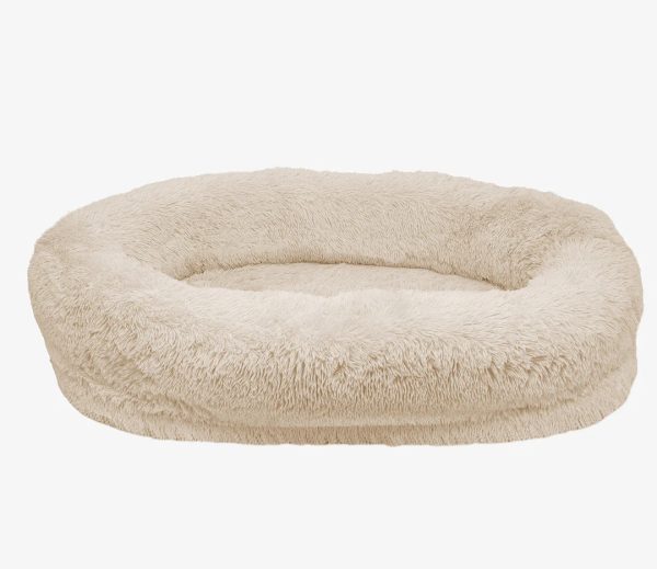 ✨TODAY ONLY🔔Luxury Super Large Sleep Deeper Oval Bed Human Dog Bed - Image 12