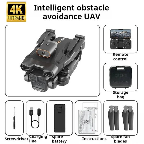 ✨TODAY ONLY🔔 Drone with 4K Camera for Adults, HS175D RC Quadcopter with Auto Return, Follow Me, Brushless Motor, Circular Flight, Waypoint, Altitude Hold, Headless Mode, 28 Minutes Long Flight Time!! - Image 16