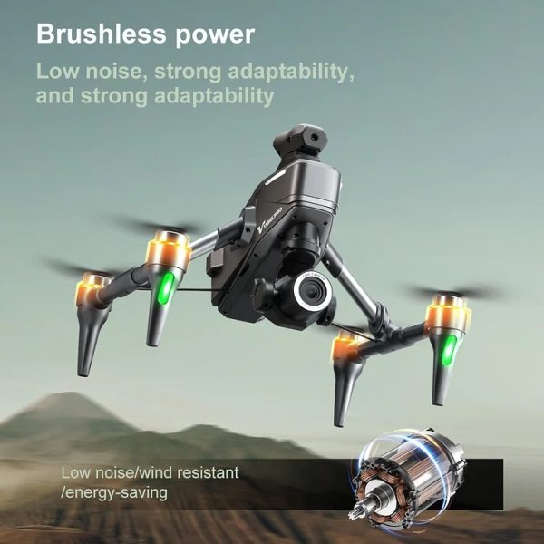 ✨TODAY ONLY🔔 Drone with 8K camera for adults, v196 rc quadcopter with auto return, follow me, brushless motor, circular flight, waypoint, altitude hold, headless mode, 28 minutes long flight time!! - Image 16