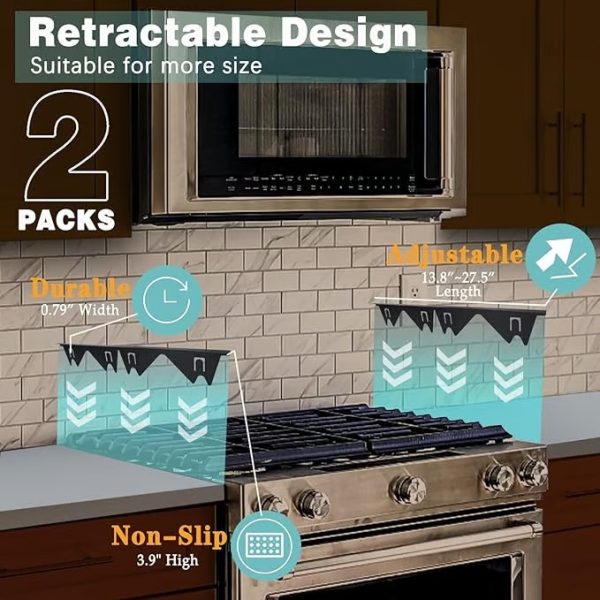 🔥🎁Retractable Stainless Steel Stove Gap Covers - Image 4