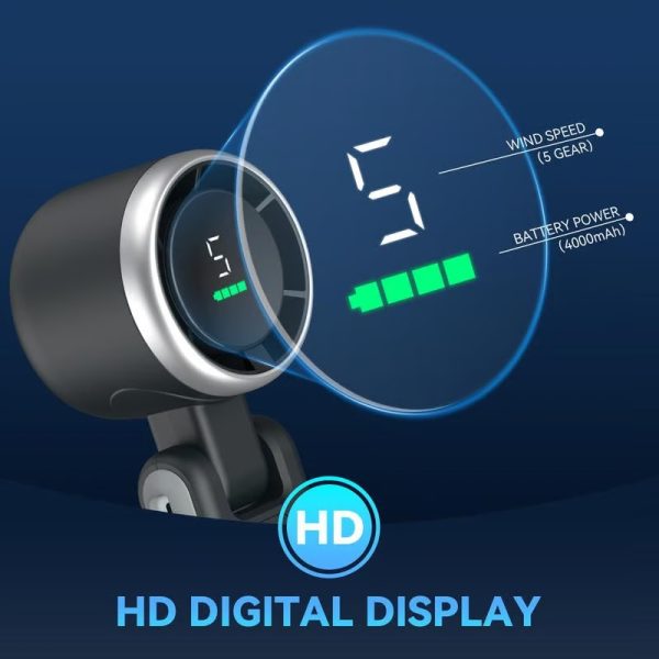 ☀️Summer Ourdoor essential - Portable Handheld Turbo Fan - Image 6