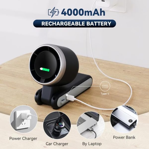 ☀️Summer Ourdoor essential - Portable Handheld Turbo Fan - Image 8